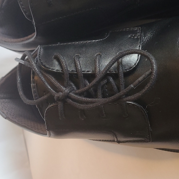 Nunn Bush Men's Marvin Street Plain Toe Oxford, Black, Size 8 - Picture 5 of 16